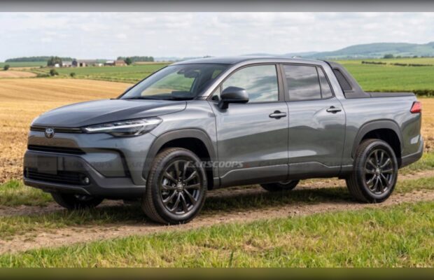 Toyota sorprende con una pickup basada en el Corolla: así podría lucir el nuevo modelo sin camuflaje.