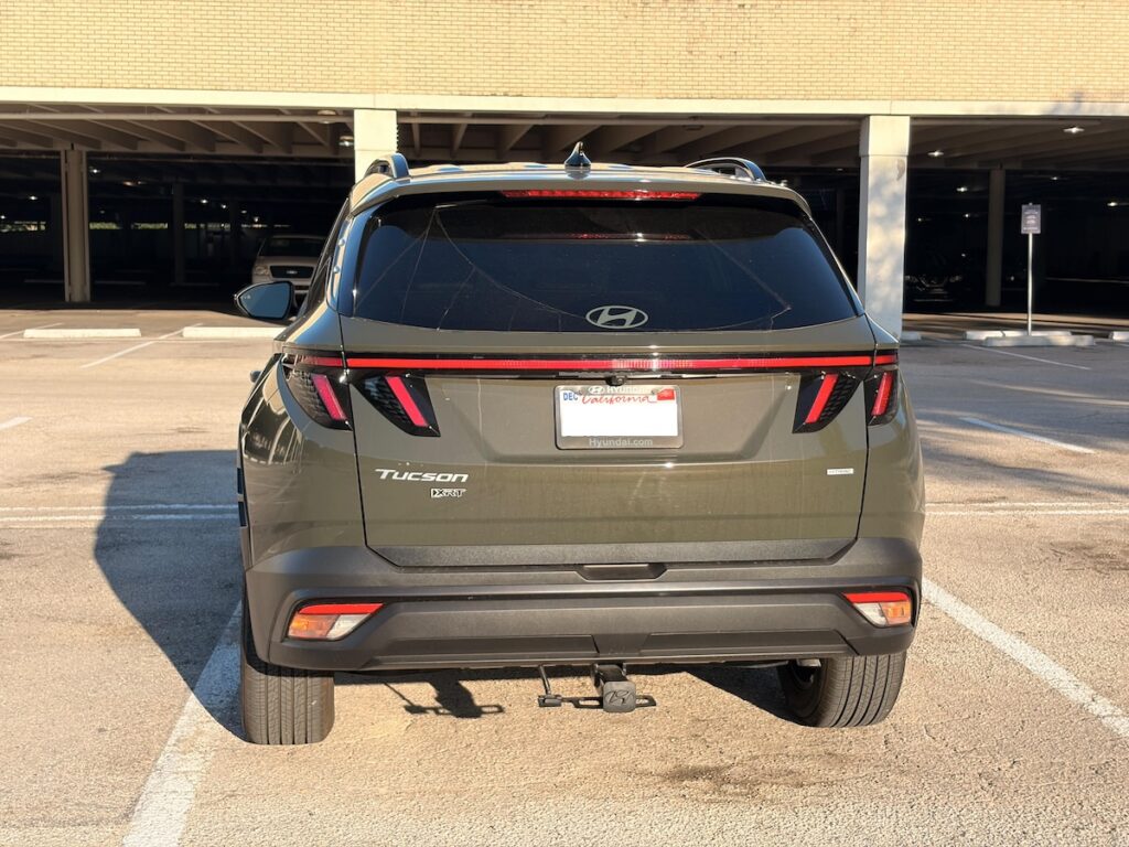 Trasera de un Tucson XRT