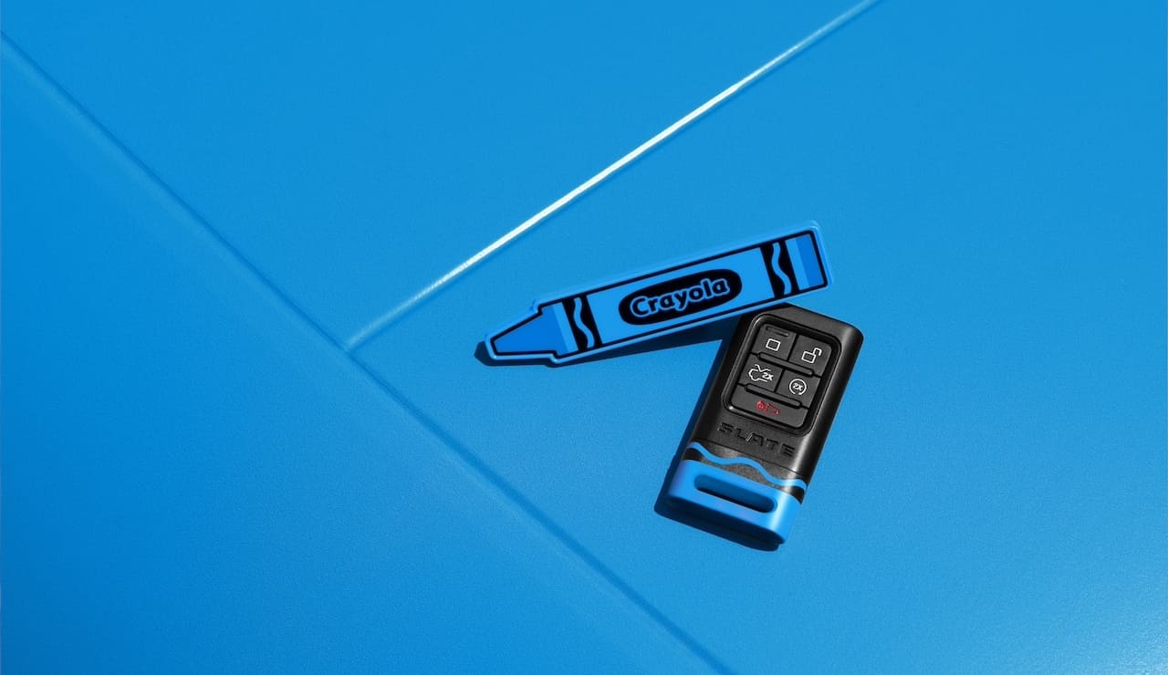 Crayola x Slate _ Slatelet Key Detail Cerulean