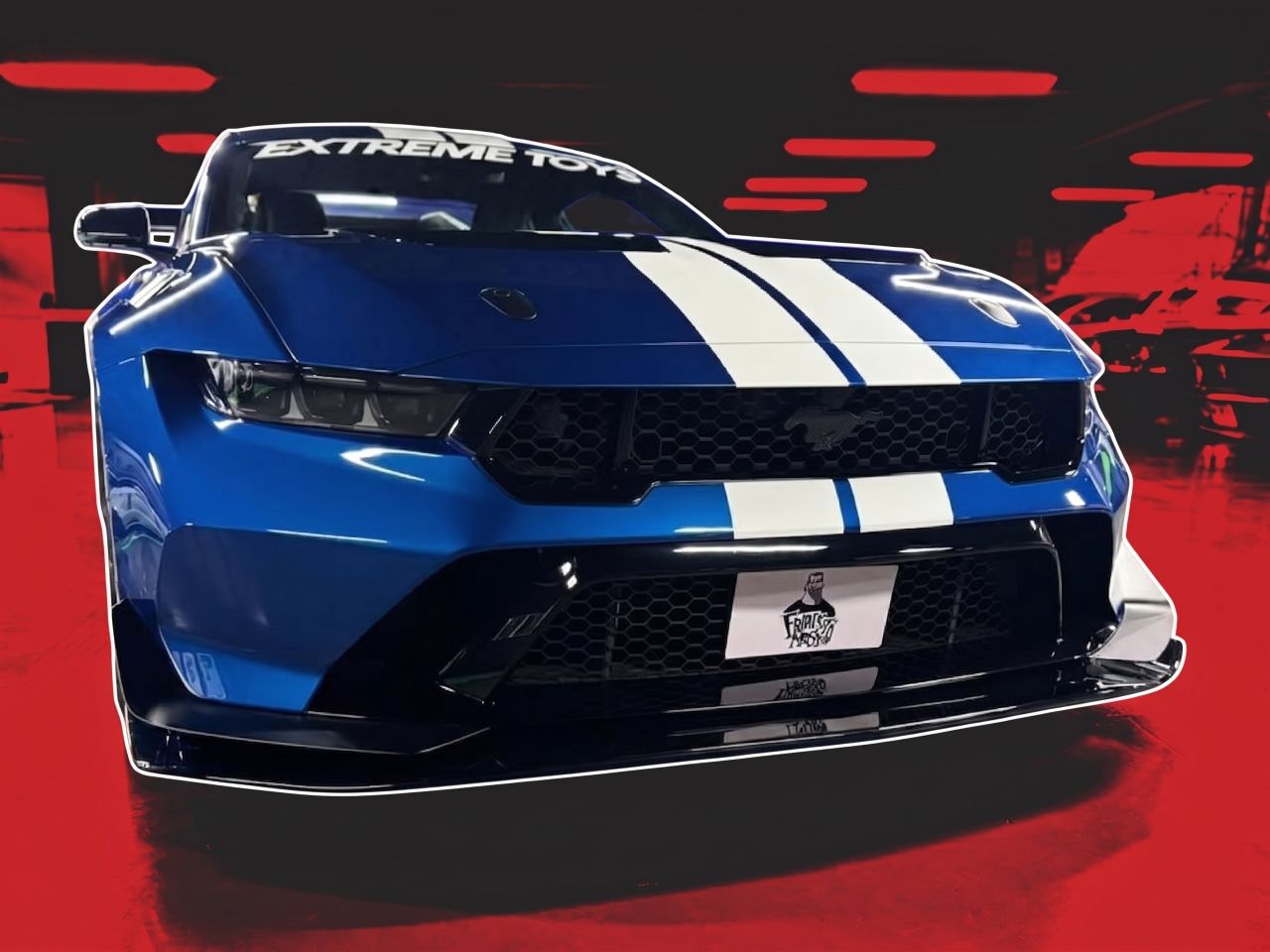 Franky Mostro ya tiene el Mustang GTD, el super auto que no cualquiera puede comprar 