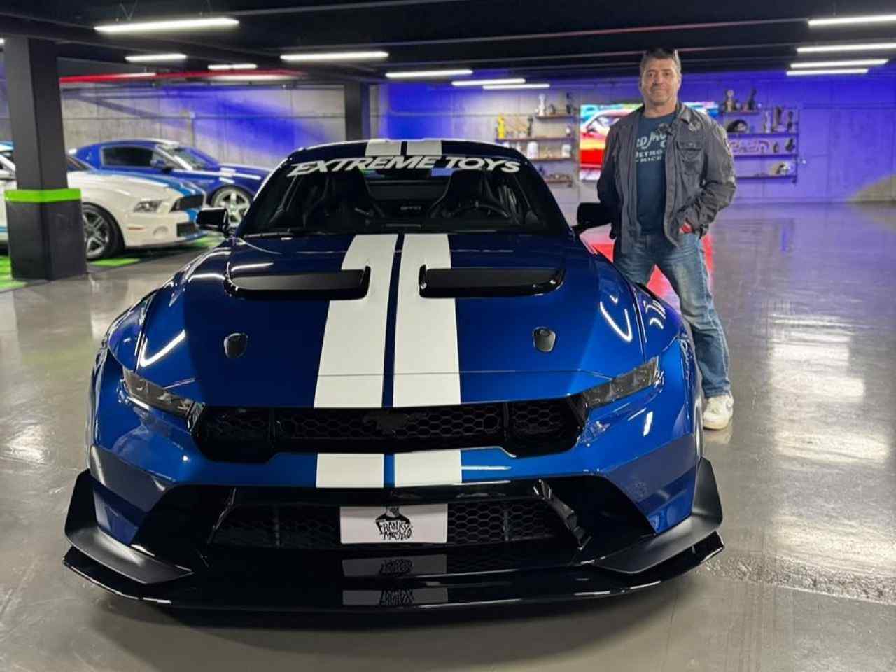 Franky Mostro ya tiene el Mustang GTD, el super auto que no cualquiera puede comprar