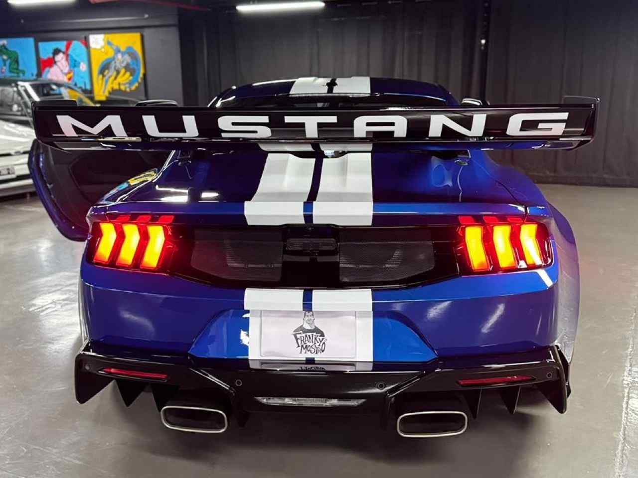 Franky Mostro ya tiene el Mustang GTD, el super auto que no cualquiera puede comprar