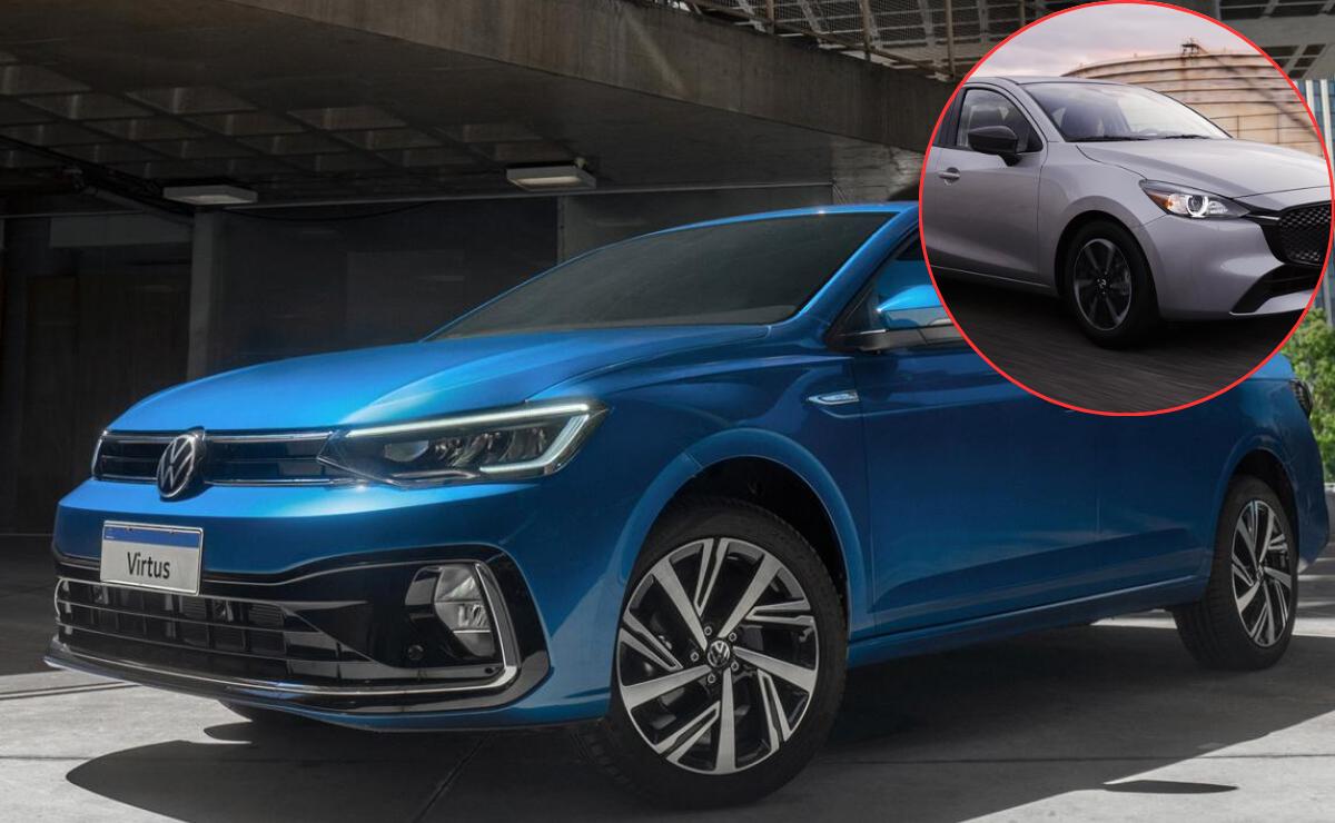 Volkswagen Virtus vs Mazda 2 en fotos: quién gana realmente la pelea por las ventas en México