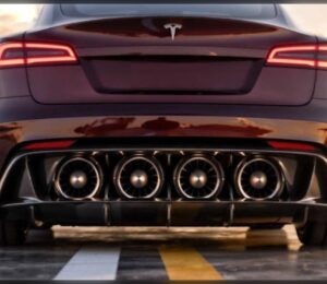 Tesla patenta un coche eléctrico con ventiladores ocultos para mejorar su agarre y velocidad.