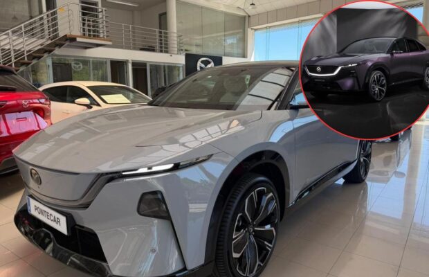 El Mazda CX-6e ya está en los concesionarios españoles: lo mostramos en fotos